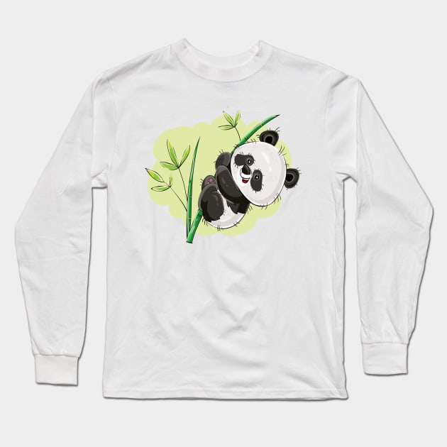 panda kid Long Sleeve T-Shirt by This is store